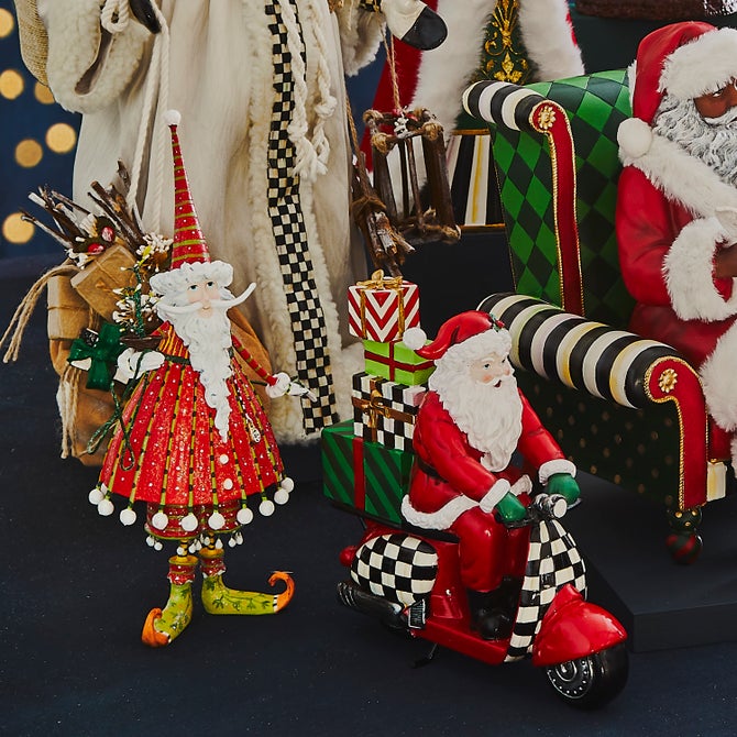 Patience Brewster Dash Away Dashing Santa Figure image number 4
