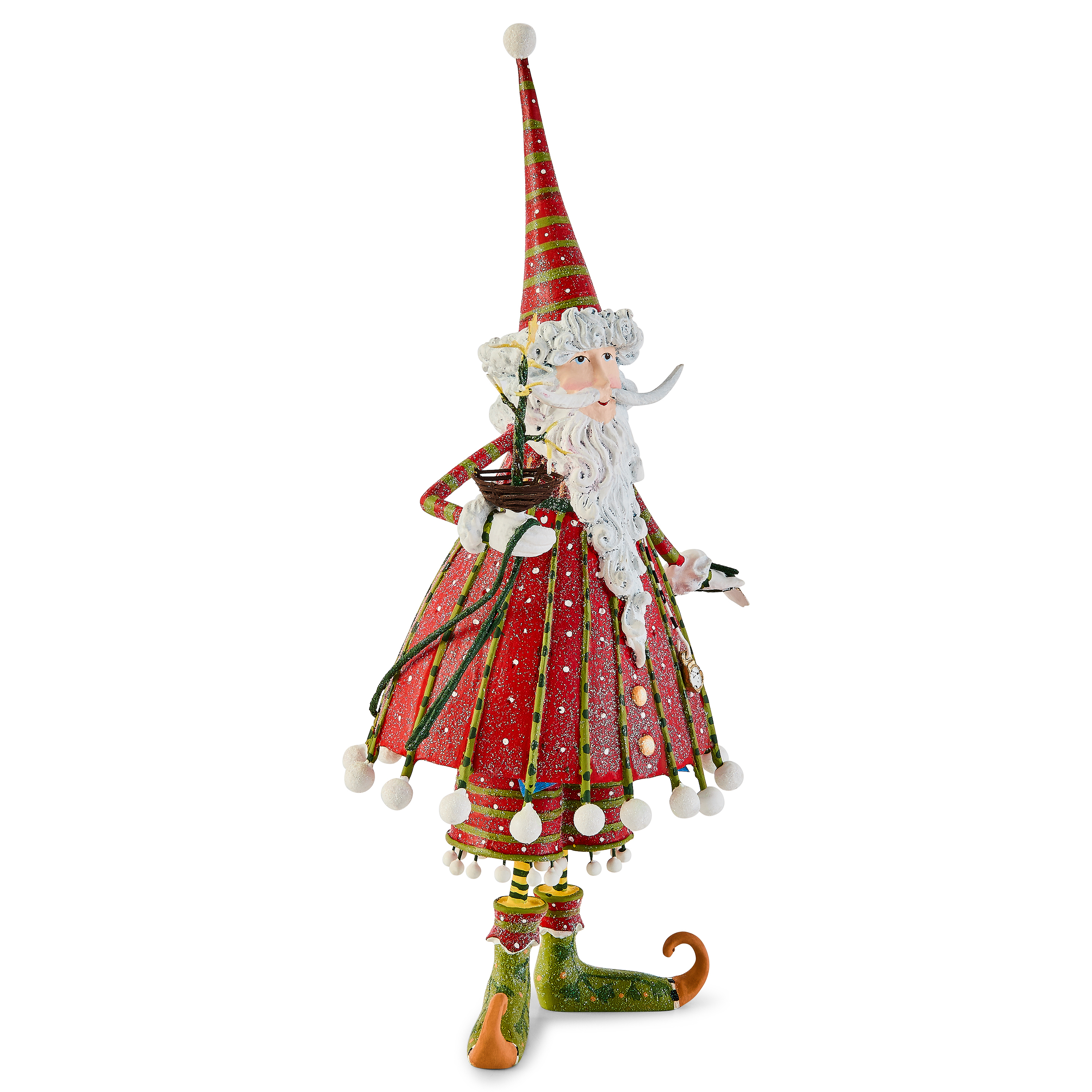MacKenzie-Childs | Patience Brewster Dash Away Dashing Santa Figure