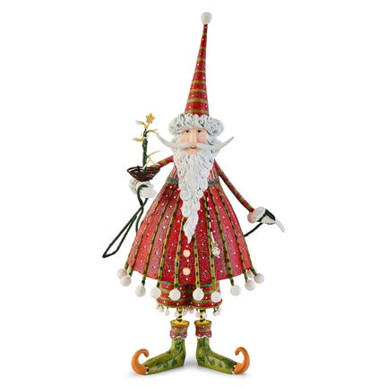 Patience Brewster Dash Away Dashing Santa Figure