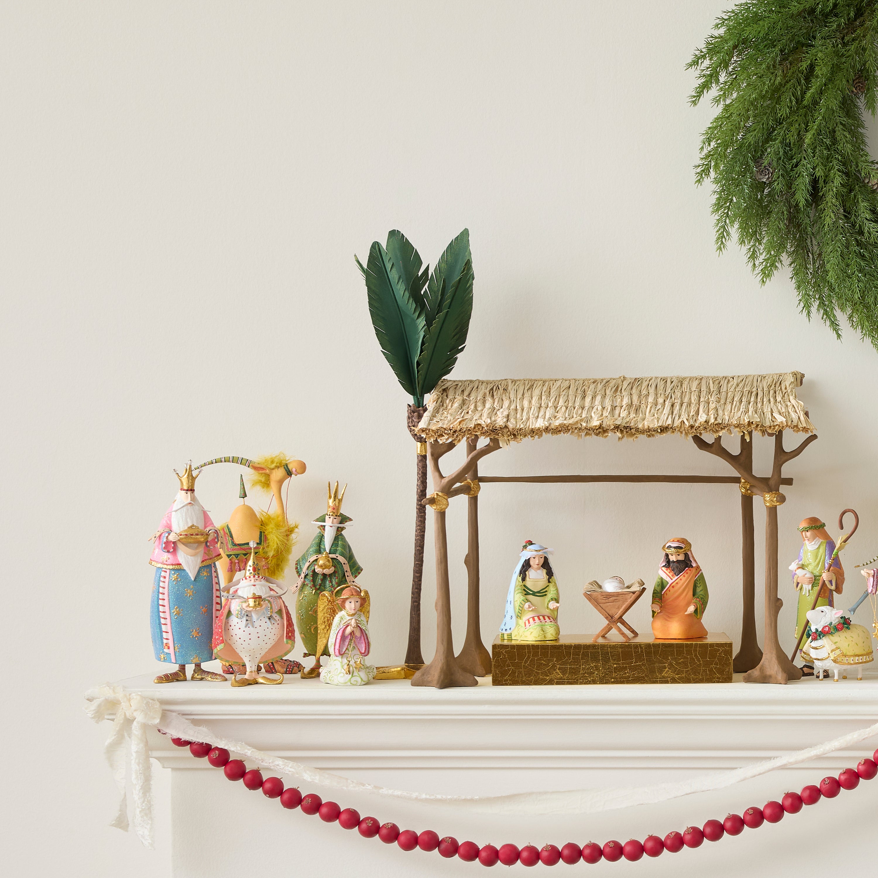 M*a様 耐え抜くもの、母聖樹　foil セットブースター産 MacKenzie-Childs | Patience Brewster Nativity Palm Tree Figure