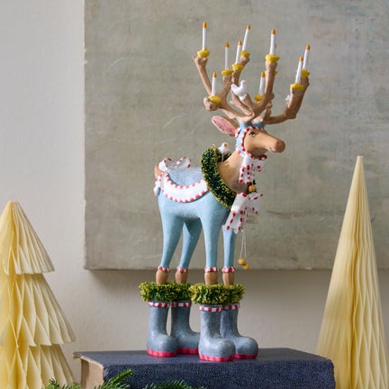 Patience Brewster Dash Away Dasher Reindeer Figure
