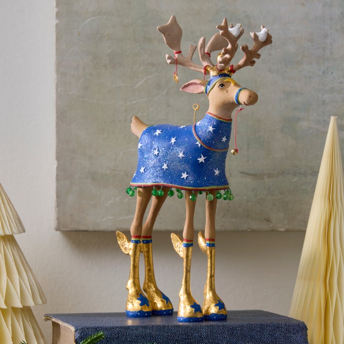 Patience Brewster Dash Away Comet Reindeer Figure image number 1