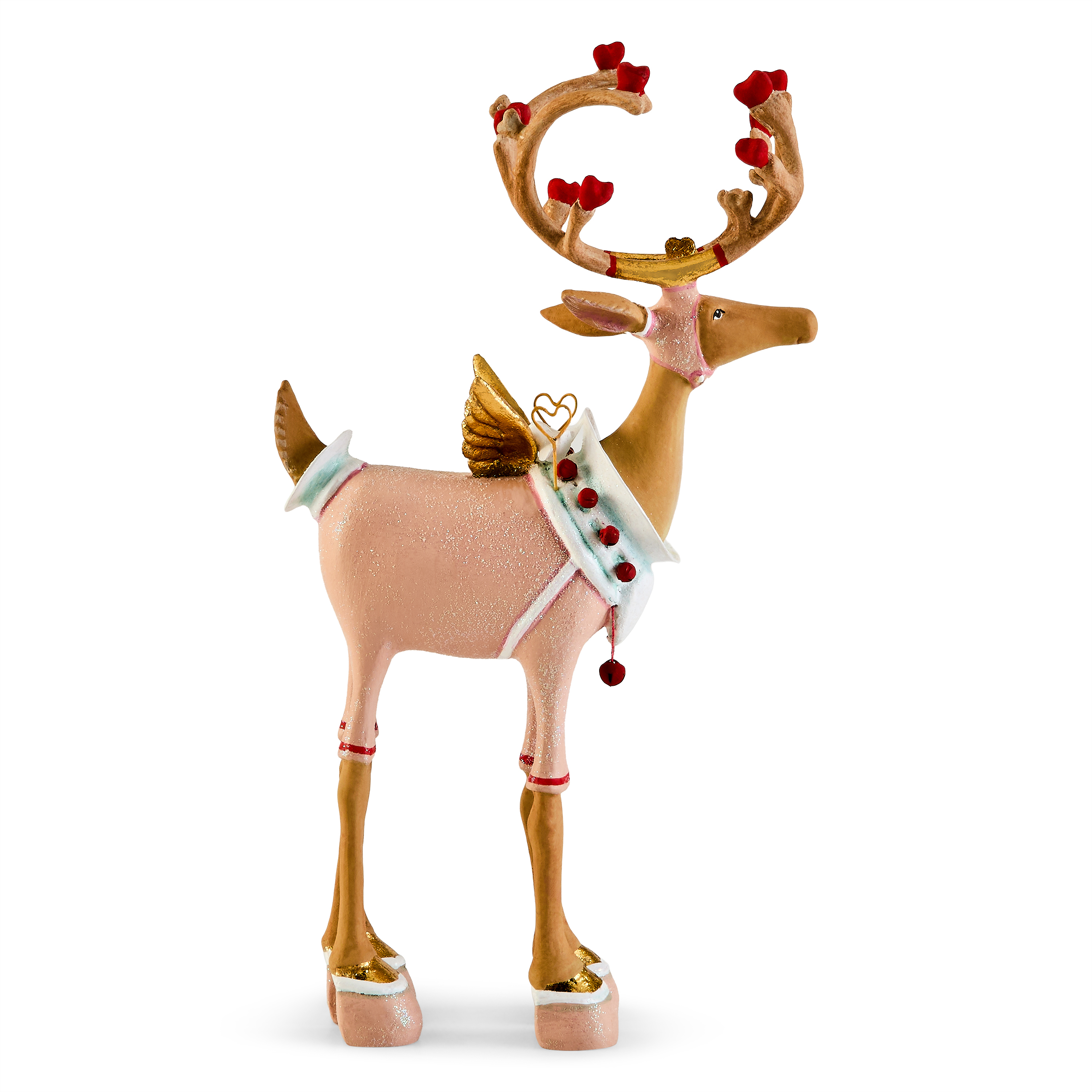 MacKenzie-Childs Patience Brewster Dash Away Reindeer Figurines - Thumbnail 4