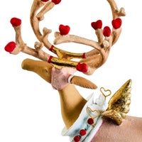Patience Brewster Dash Away Cupid Reindeer Figure