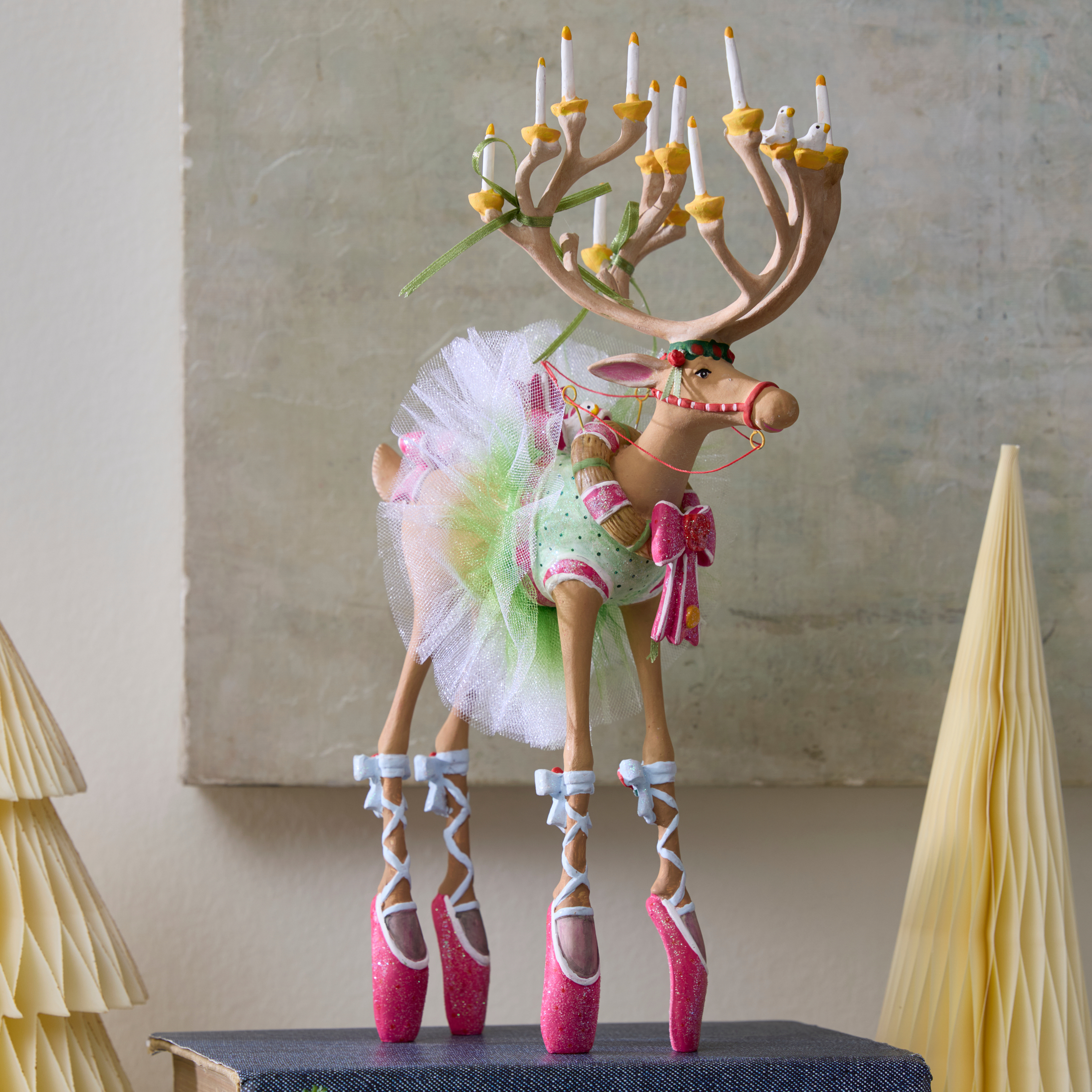 MacKenzie-Childs | Patience Brewster Dash Away Dancer Reindeer Figure