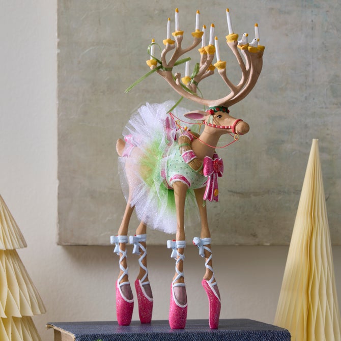 Patience Brewster Dash Away Dancer Reindeer Figure image number 1