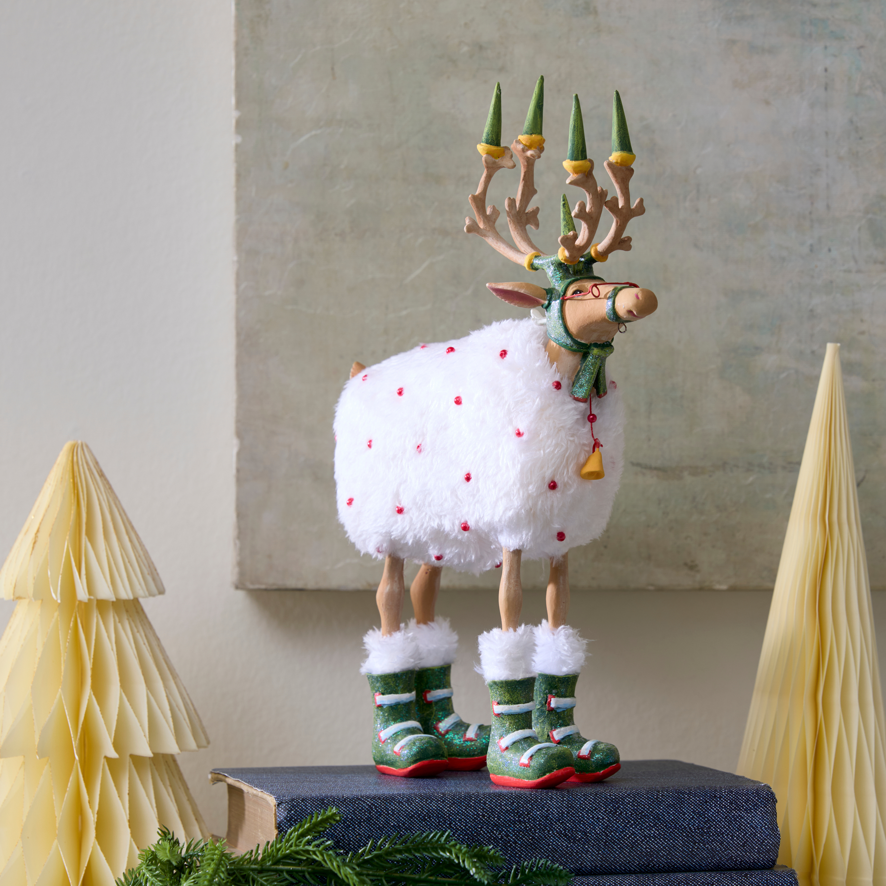 MacKenzie-Childs | Patience Brewster Dash Away Blitzen Reindeer Figure