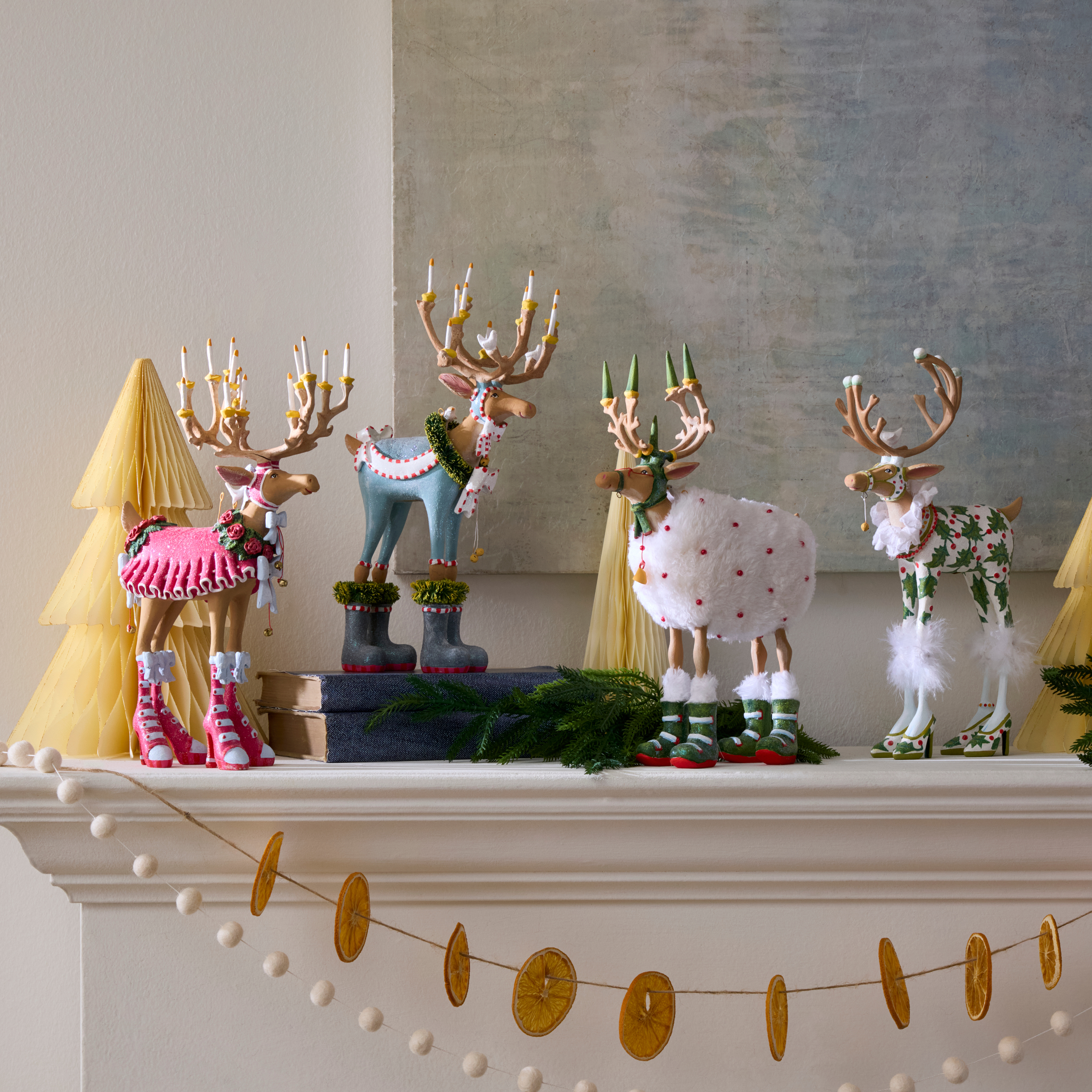 MacKenzie-Childs | Patience Brewster Dash Away Blitzen Reindeer Figure