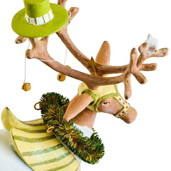 Patience Brewster Dash Away Prancer Reindeer Figure image number 8