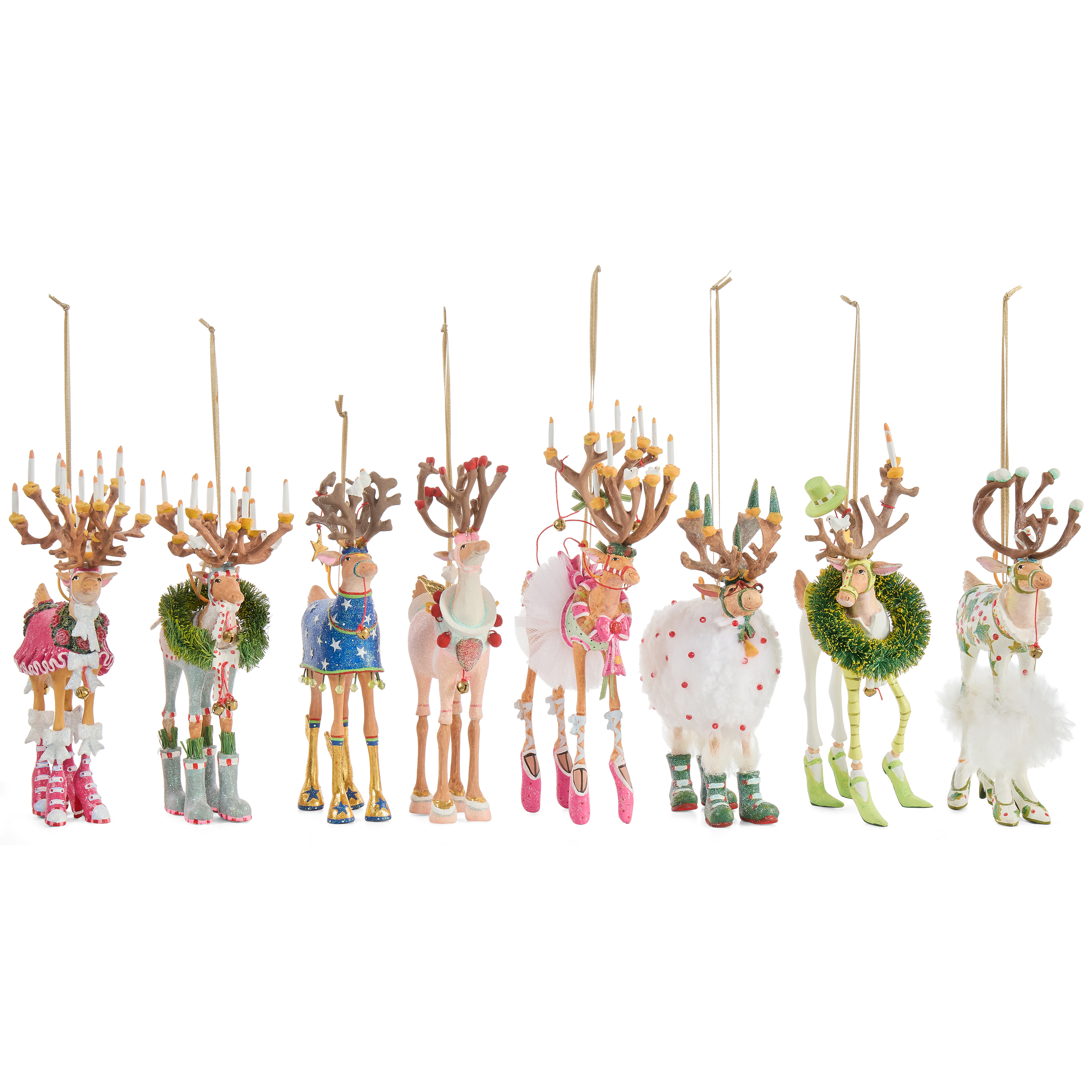 MacKenzie-Childs | Patience Brewster Dash Away Comet Reindeer Ornament