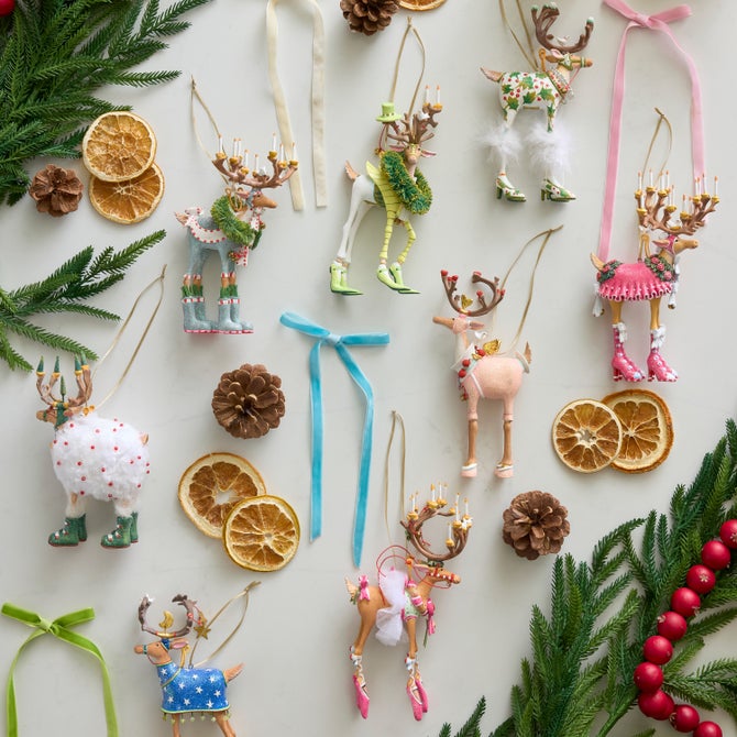 Patience Brewster Dash Away Cupid Reindeer Ornament image number 2