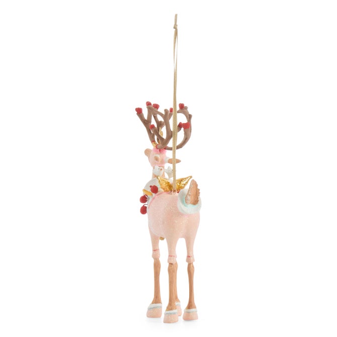 Patience Brewster Dash Away Cupid Reindeer Ornament image number 4