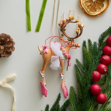 Patience Brewster Dash Away Dancer Reindeer Ornament
