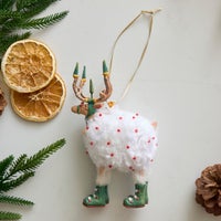 Patience Brewster Dash Away Reindeer Ornament