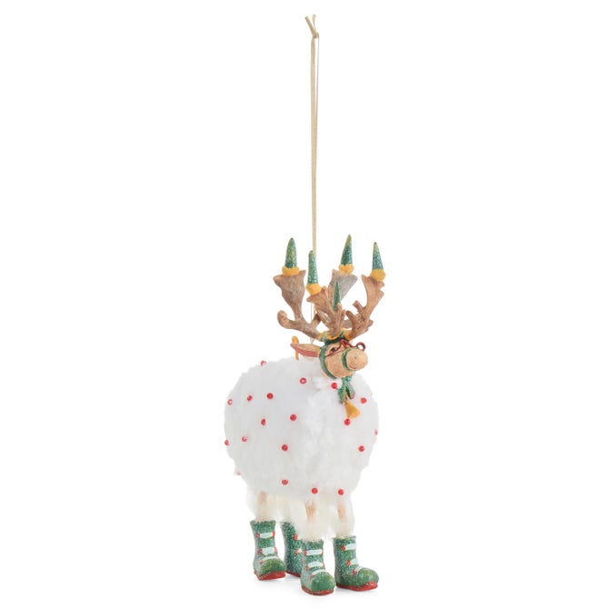 Patience Brewster Dash Away Blitzen Reindeer Ornament image number 0