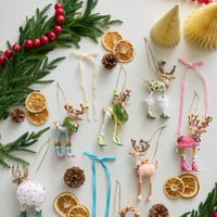 Patience Brewster Dash Away Prancer Reindeer Ornament