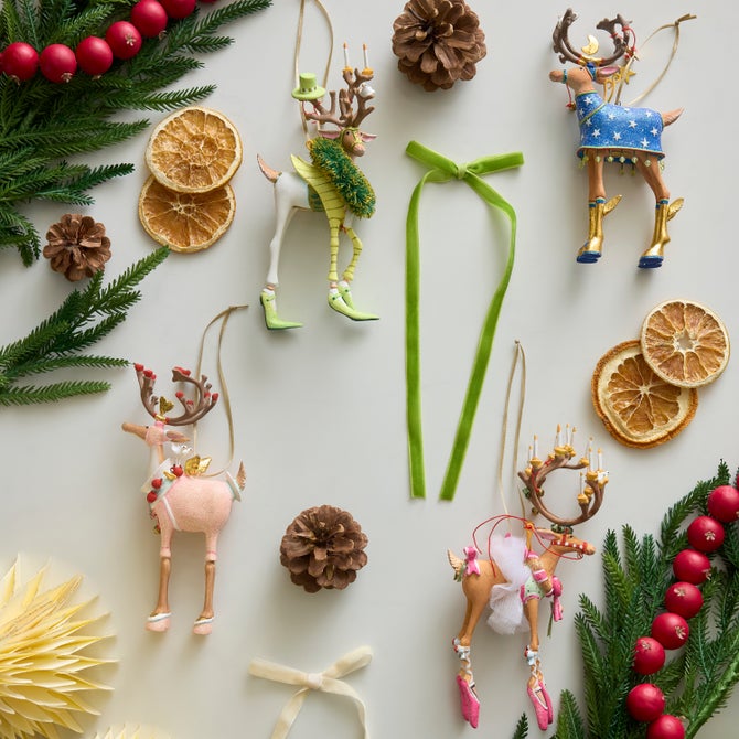 Patience Brewster Dash Away Prancer Reindeer Ornament image number 3