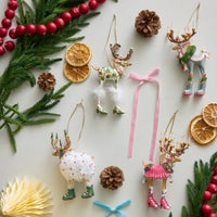 Patience Brewster Dash Away Reindeer Ornament