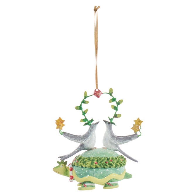 Patience Brewster 12 Days 2 Turtle Doves Ornament image number 0