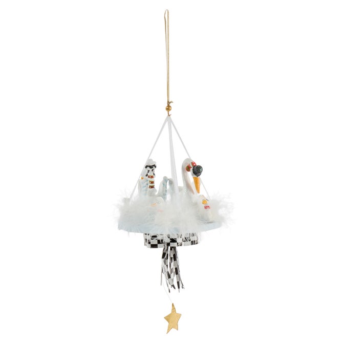 Patience Brewster 12 Days 7 Swans a-Swimming Ornament image number 4