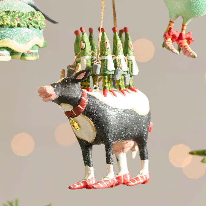 Patience Brewster 12 Days 8 Maids a-Milking Ornament image number 1