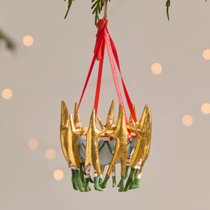 Patience Brewster 12 Days 9 Drummers Drumming Ornament image number 1