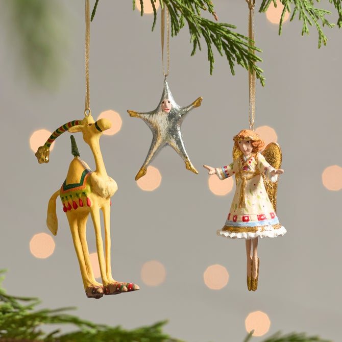 Patience Brewster Nativity Heavenly Angel Mini Ornament image number 2