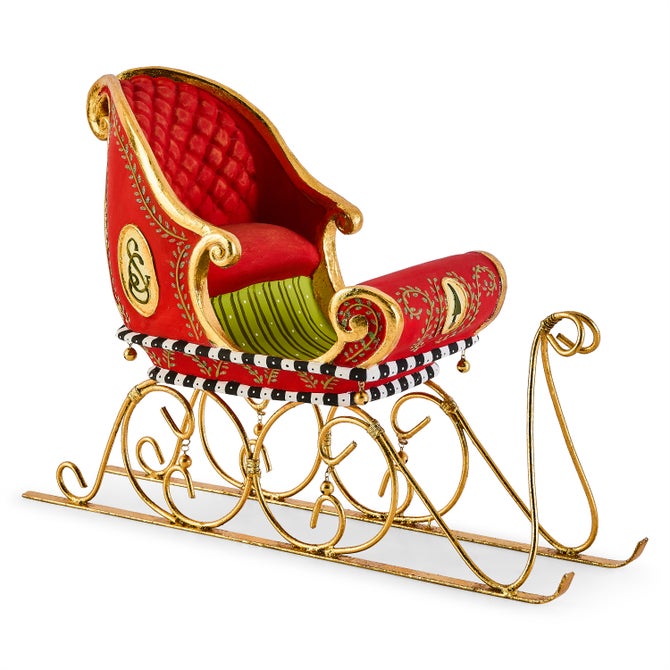 Patience Brewster Dash Away Sleigh Figure image number 0