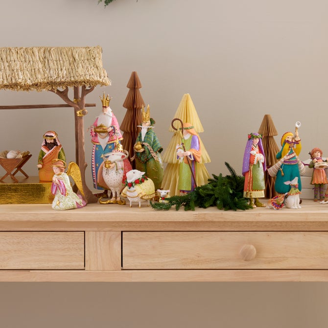 Patience Brewster Nativity Shepherd & Sheep Figures image number 2