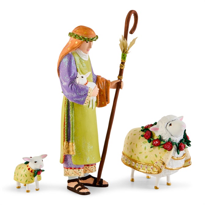 Patience Brewster Nativity Shepherd & Sheep Figures image number 7