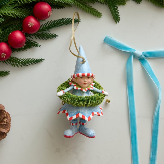 Patience Brewster Dash Away Dasher's Elf Ornament image number 1