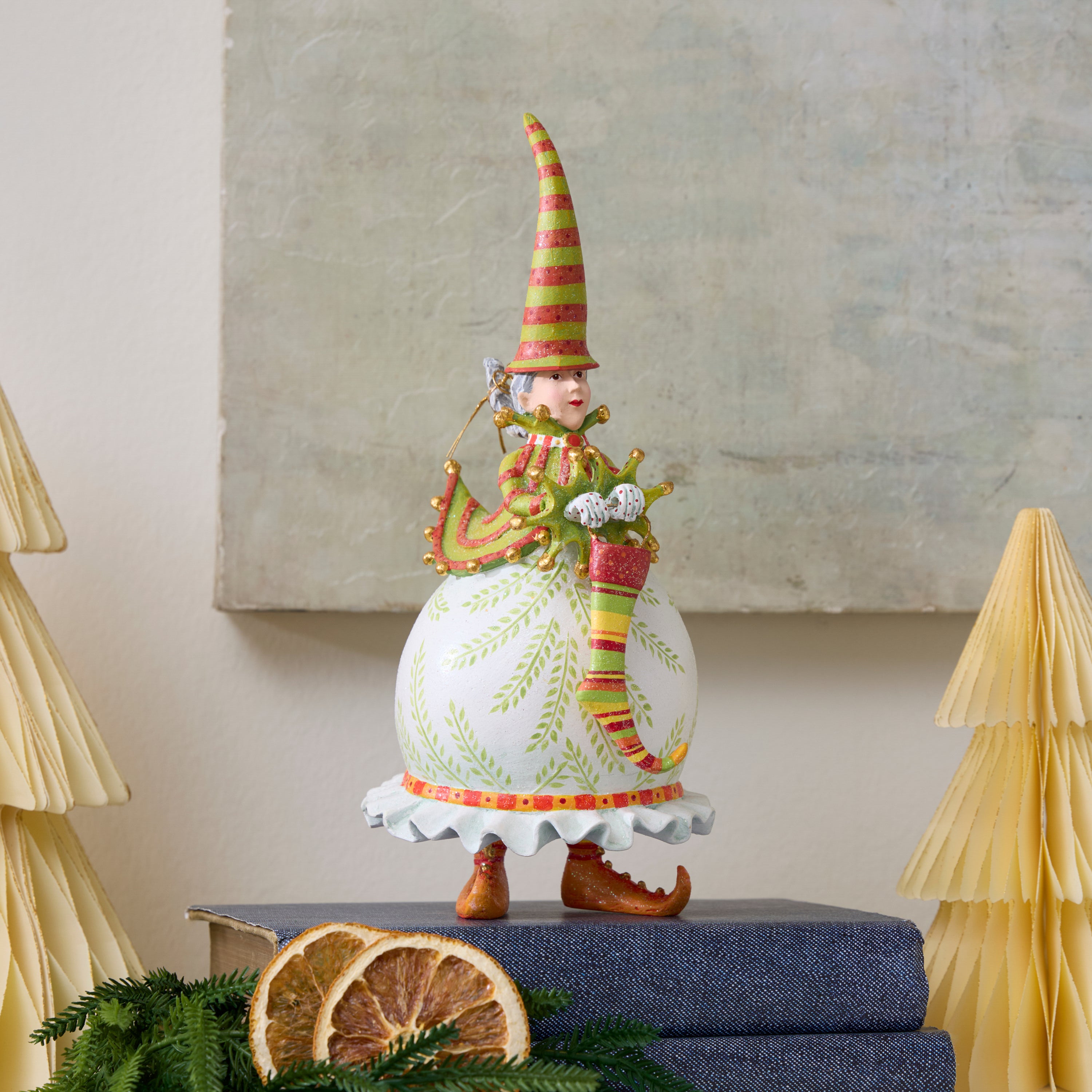 MacKenzie-Childs | Patience Brewster Dash Away Mrs. Santa Figure