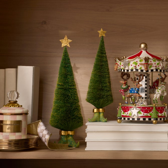 Patience Brewster Dash Away Sisal Elf Tree Figures image number 2