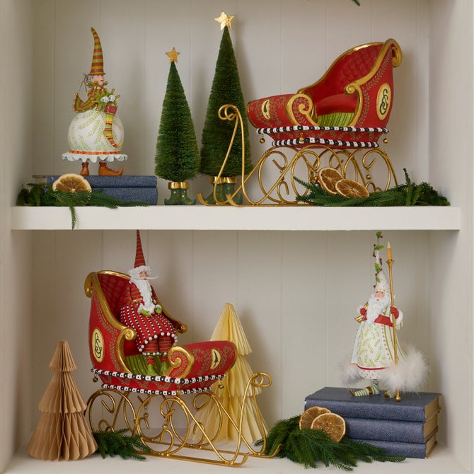 Patience Brewster Dash Away Sisal Elf Tree Figures image number 3