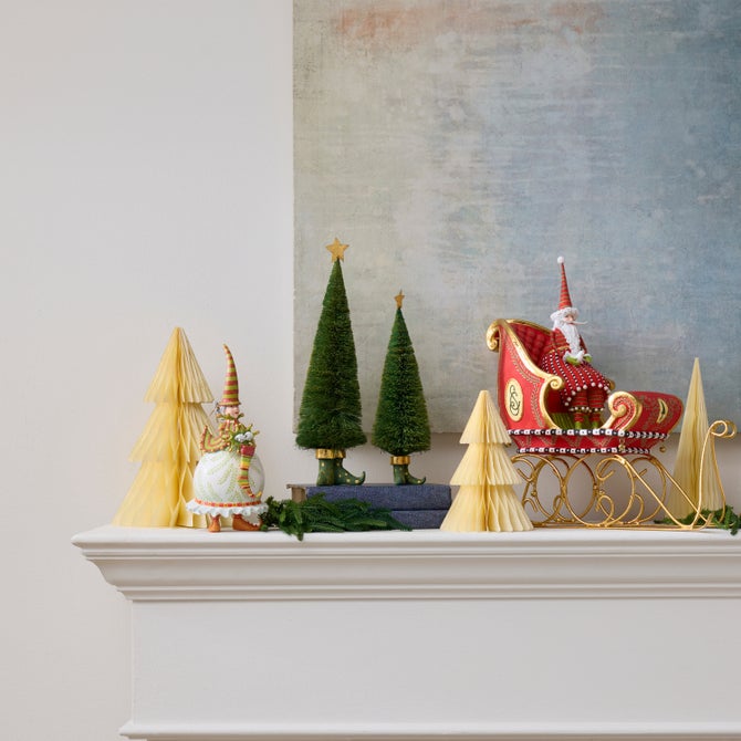 Patience Brewster Dash Away Sisal Elf Tree Figures image number 4