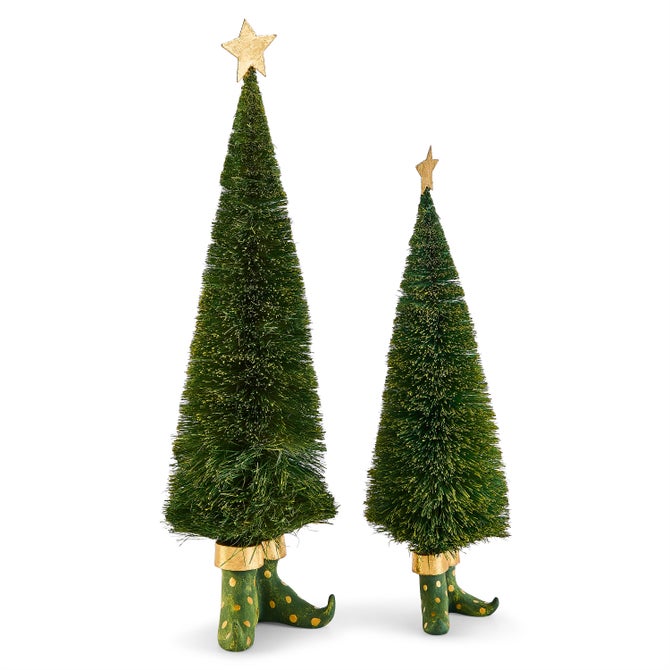 Patience Brewster Dash Away Sisal Elf Tree Figures image number 5