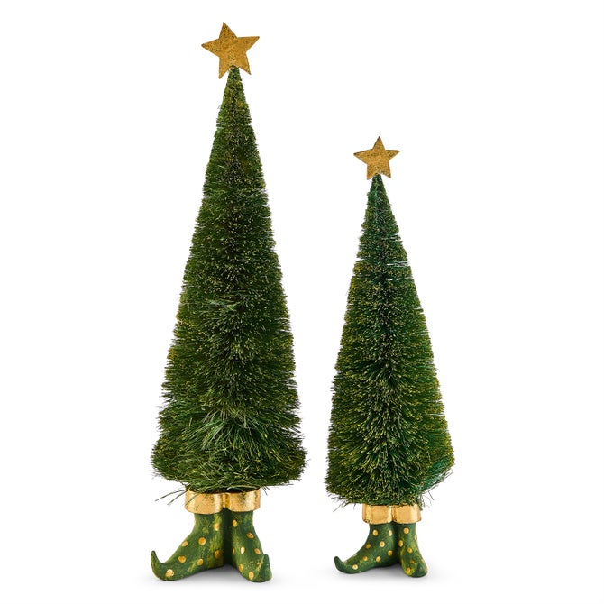 Patience Brewster Dash Away Sisal Elf Tree Figures image number 0
