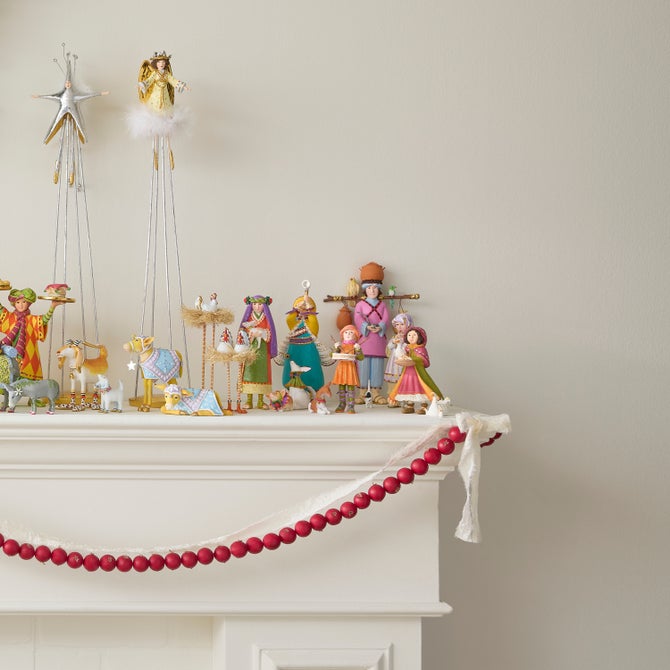 Patience Brewster Nativity Little Drummer Boy & Dog Figures image number 3