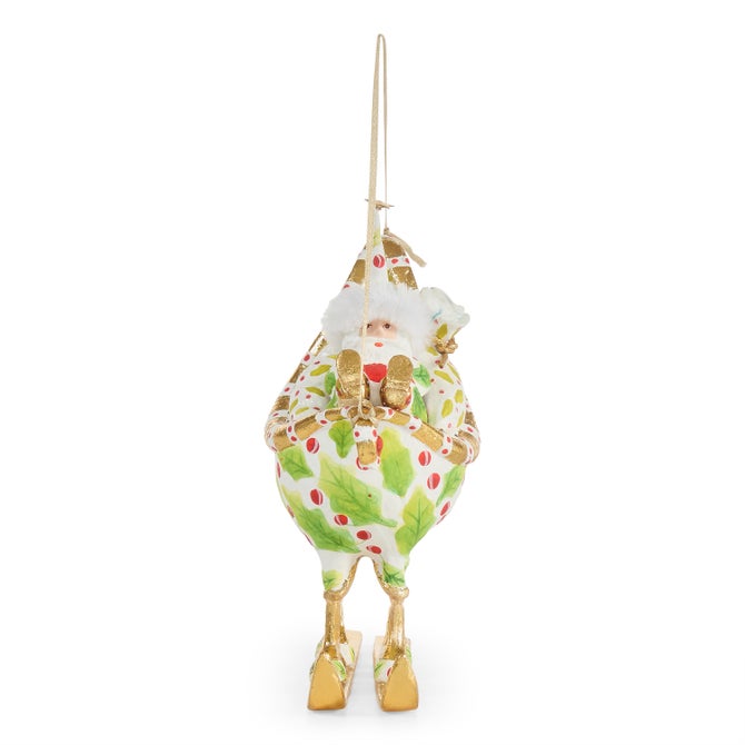 Patience Brewster Dash Away Santa in Sleigh Ornament image number 3