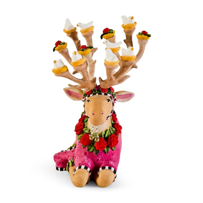 Patience Brewster Dash Away Sitting Donna Reindeer Figure image number 3