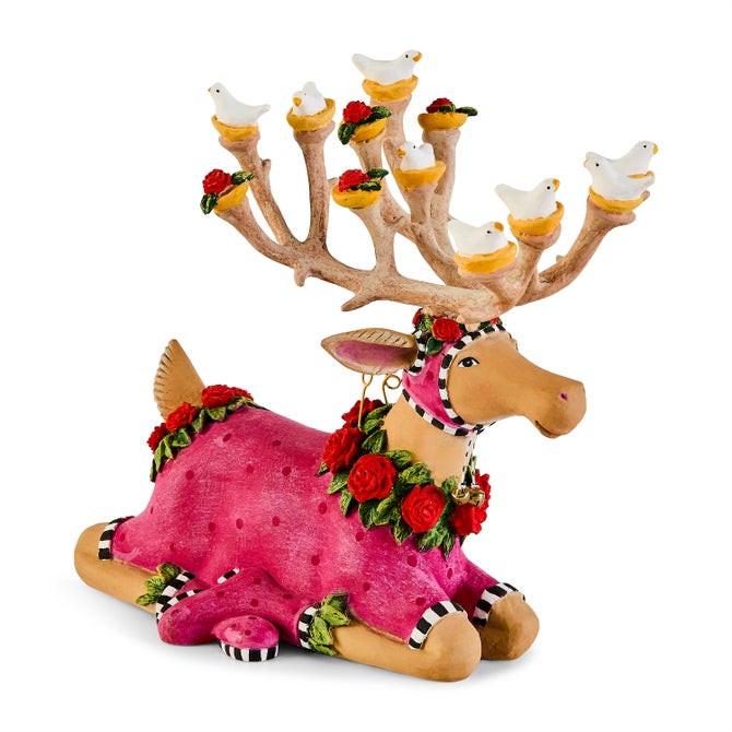 Patience Brewster Dash Away Sitting Donna Reindeer Figure image number 0