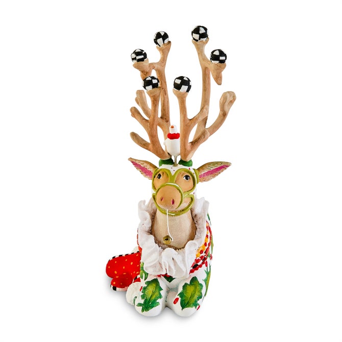 Patience Brewster Dash Away Sitting Vixen Reindeer Figure image number 3