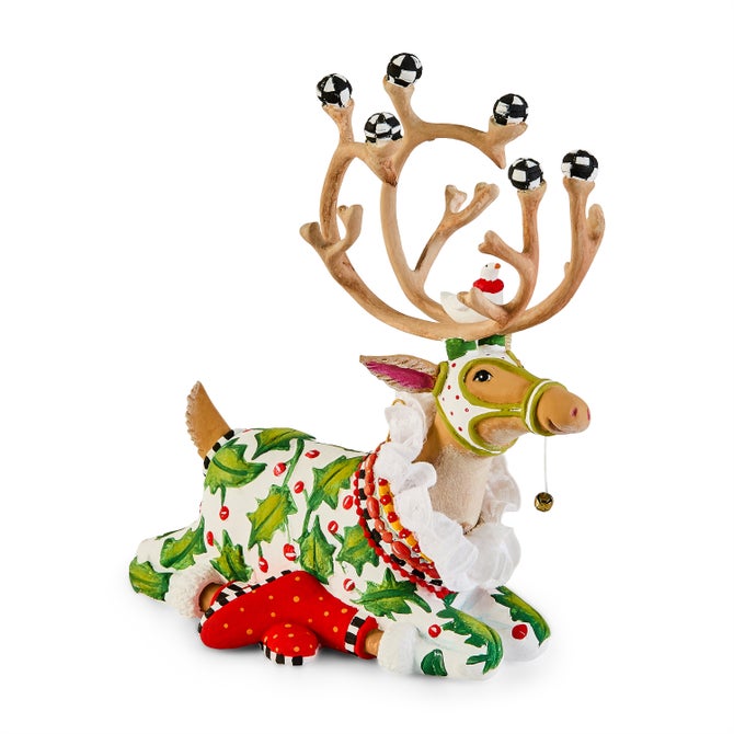 Patience Brewster Dash Away Sitting Vixen Reindeer Figure image number 0