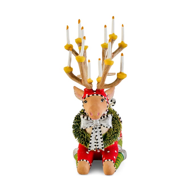 Patience Brewster Dash Away Sitting Dasher Reindeer Figure image number 4