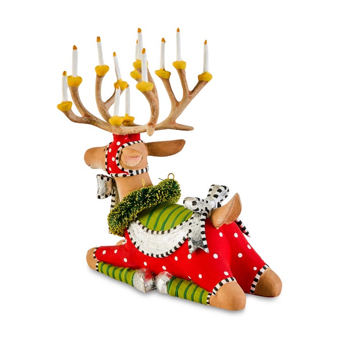 Patience Brewster Dash Away Sitting Dasher Reindeer Figure image number 5