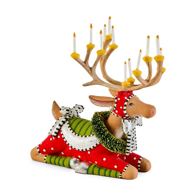 Patience Brewster Dash Away Sitting Dasher Reindeer Figure image number 0
