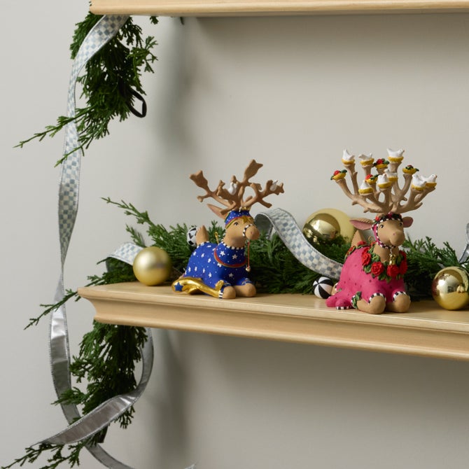 Patience Brewster Dash Away Sitting Comet Reindeer Figure image number 3