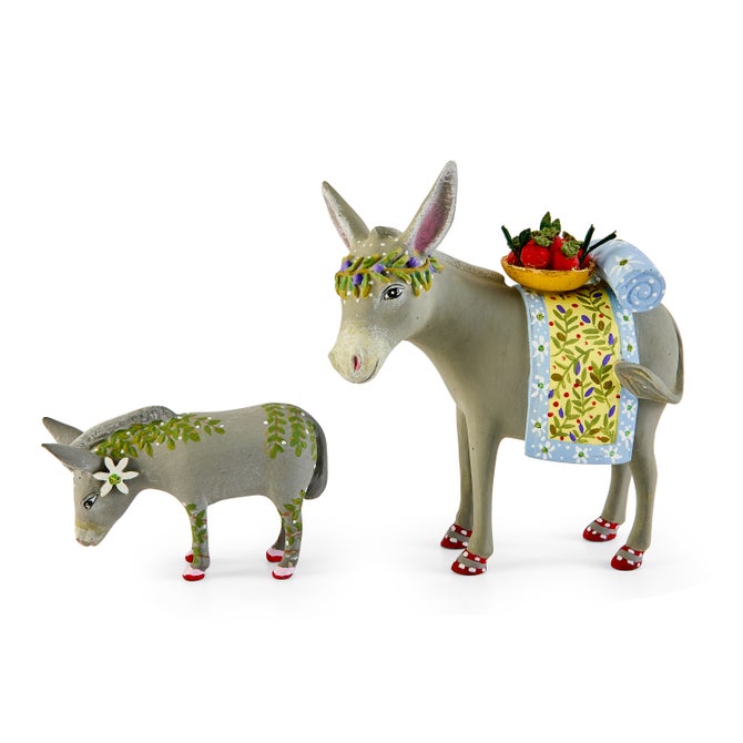 Patience Brewster Nativity Mother & Baby Donkey Figures image number 5
