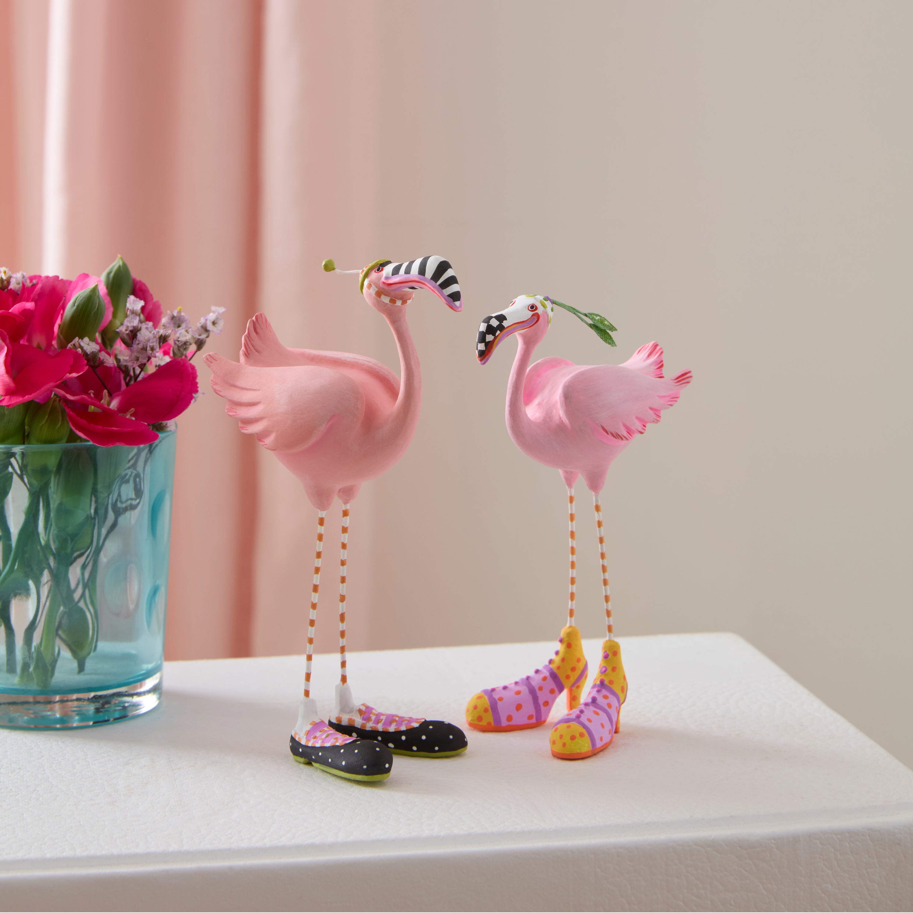 ブラジル産　ピンクアメジスト バタフライ　置物　33,000→12,500 MacKenzie-Childs | Patience Brewster Sheila & Sheldon Flamingo