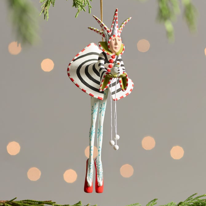 Patience Brewster Nutcracker Suite Snow King Ornament image number 1
